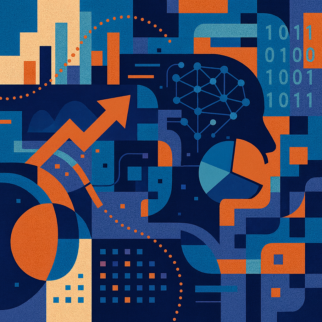 data-e-ai dati ed ai immagine astratta